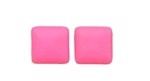 Øreringe - Klassiske firkantet Plast Øreringe, pink 🎀